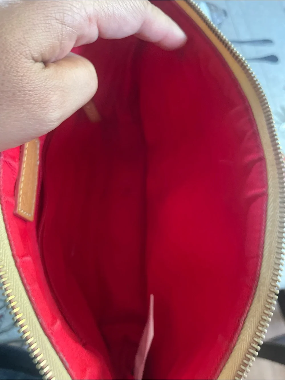 Dooney & Bourke Los Angeles Angels White‎ Red Player Pouch